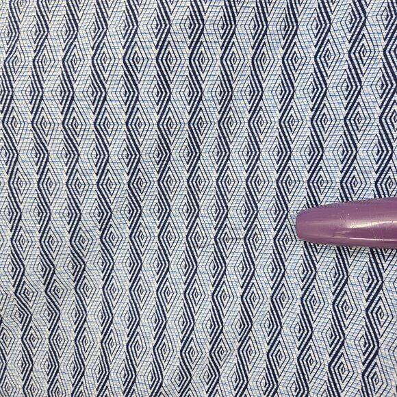 Jhane Barnes Shirt Mens Large Frequency Geometric Abstract Button‎ Down Casual - Picture 5 of 11